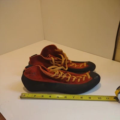 Zapatos de escalada en roca vintage Fire High Top para mujer 12 gamuza naranja Foto 1 de 2