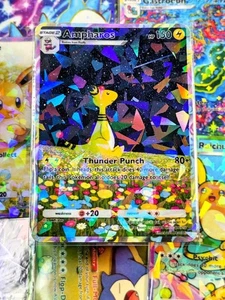 Ampharos pocket app handmade card tcg full art Wisdom of sea and sky Set - Picture 1 of 2