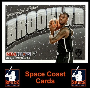 2023-24 Hoops Winter #17 Dariq Whitehead Rookie Greetings - Bild 1 von 2