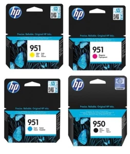 Cartucce di inchiostro multipack originali HP 950 951 B/C/M/Y Officejet Pro 8620 8600 8100 - Foto 1 di 1
