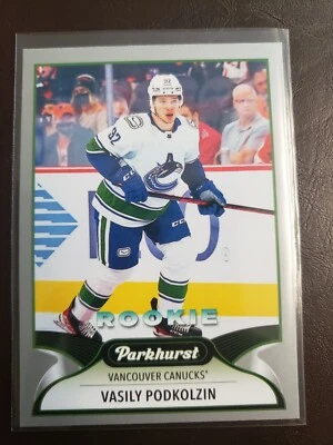 2021-22 Vasily Podkolzin Short Print Rookie Parkhurst Hockey Vancouver Canucks - Image 1 of 2