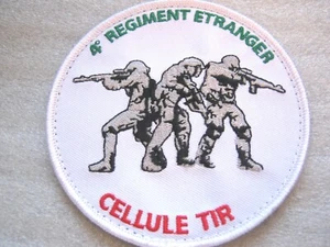 ECUSSON LEGION ETRANGERE LE 4° RE LA CELLULE TIR (ENTRAINEMENT AVANT OPEX) 100MM - Picture 1 of 1