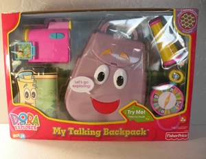 Zaino vintage 2004 Dora The Explorer My Talking Fisher Price Nick Jr. Sigillato - Foto 1 di 10