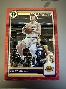 Austin Reaves SP RED 2023-24 Panini Premium Stock NBA Hoops #120 - Picture 1 of 2