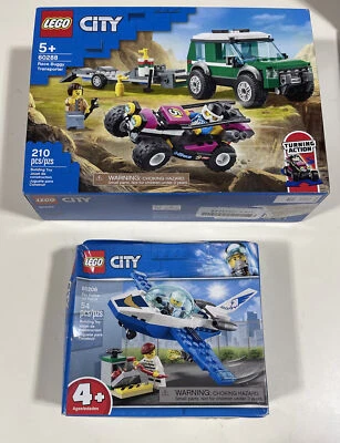 LEGO CITY: Race Buggy Transporter 60288 Sky Police 60206 Ice Cream Truck 60253 - Image 1 of 4