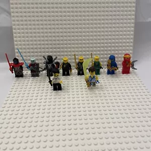 lego ninjago minifigur lot 10 w waffen okino cryptor blizzard jay cole kai - Bild 1 von 7