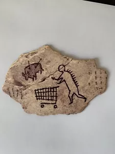 Banksy Holzskulptur Peckham Rock British Museum Postkarte SIEHE PROVENIENZ - Bild 1 von 7