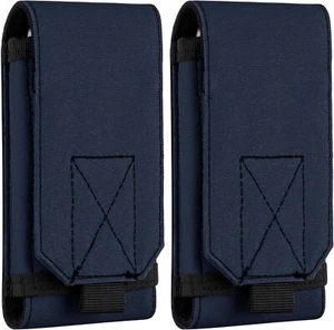IronSeals 2er Pack Tactical Molle Handy Holster Tasche, Universal Gürtel Navy Blau - Bild 1 von 5