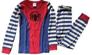Pre Owned Hanna Andersson Spiderman Pajamas Size 120 = 6-7 - Picture 1 of 3