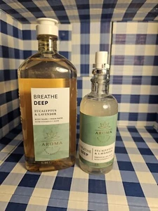 Bath & Body Works Aromatherapy "Breathe Deep-Eucalyptus Lavender" 2-Pc Gift Set - Picture 1 of 5