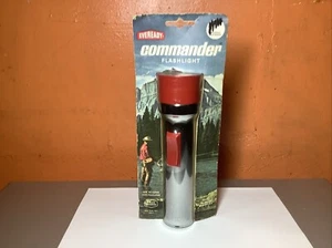 Eveready Commander Flashlight Vintage New York USA No. 5251BP NOS NEW Sealed - Picture 1 of 6