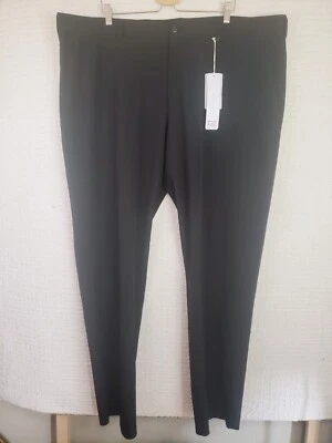 Pantalones negros de poliéster Cutter & Buck para hombre CB DryTec 46x36 dobladillo áspero ¡NUEVOS CON ETIQUETAS! Foto 1 de 4