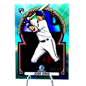 2023 BOWMAN CHROME JOSH JUNG parallel REFRACTOR ROYF-9 /125 RC - Picture 1 of 3