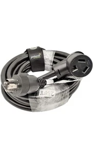 Parkworld 886139a 30A to 30A Dog Bone Adapter Cord 25 ft RV - Picture 1 of 9