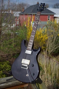 2010 Paul Reed Smith PRS SE Santana Translucent Black Electric Guitar - Picture 1 of 9