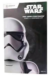STAR WARS FIRST ORDER STORMTROOPER ROBOT WITH COMPANION APP (USED-BROKEN LEG!) - Picture 1 of 7