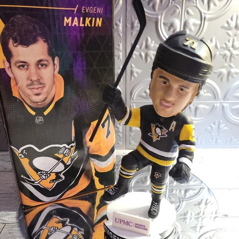Pittsburgh Penguins Evgeni Malkin #71 Bobble Head 2018 w Box Hockey Memorabilia Cover