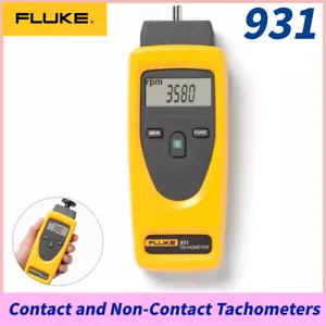 Tacómetros de contacto y sin contacto Fluke 931 recordatorio de detección de señal portátil - Imagen 1 de 6