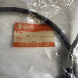 NOS OEM 34910-45123 Suzuki Speedometer Cable GS450L 1985 -88 / GS1000G 1980 - 81 - Picture 1 of 5