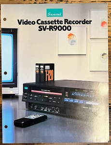 Sansui SV-R9000 VCR 3pg Foldout Dealer Brochure  *Original* - Picture 1 of 1
