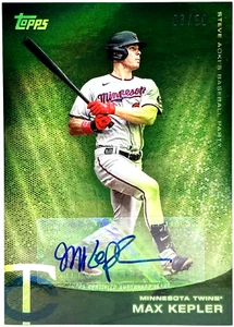 Topps X Steve Aoki 2022 - Max Kepler - Automático - Green Glitter Blast/50 Phillies - Imagen 1 de 3