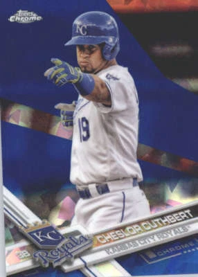 CHESLOR CUTHBERT 2017 TOPPS CHROME SAPPHIRE EDITION #677 ONLY 250 MADE - Image 1 of 2
