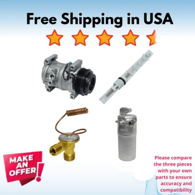 Kit Compressor A/C Fit Chevrolet Express 3500 2006-2007, GMC Savana 1500 2003-07 - Image 1 of 4