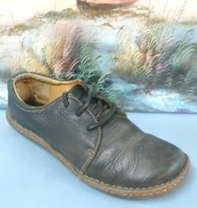 BROWN'S LANDING Negro Damas 7,5 Cuero Mocasín Oxford Zapatos con Cordones 2560F - Imagen 1 de 10