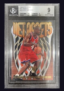 1996-97 Skybox E-X2000 Net Assets Chris Webber BGS 9 Mint Wizards - Picture 1 of 2