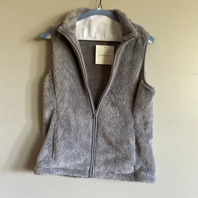Croft & Barrow gray fleece vest size PXS - Image 1 of 2