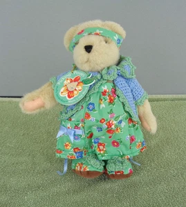 1997 Muffy VanderBear Picking Posies Mum's the Word 8" orso di peluche con etichetta, supporto - Foto 1 di 3