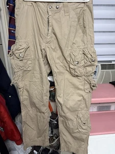 Seltene Vintage Polo Ralph Lauren beige Fallschirmjäger Cargo Hose Gr. 36x32 - Bild 1 von 4