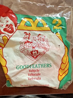 McDonald's Happy Meal Animaniacs 1995 #2 vehículo Goodfeathers Foto 1 de 2