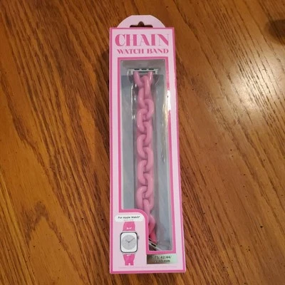 Pulsera de cadena rosa Prime Connect Apple Watch serie 1-6/SE 38/40/41 mm Foto 1 de 3