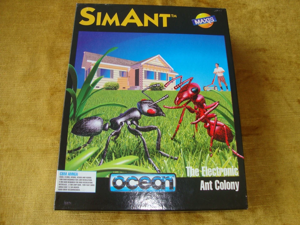 jeux vidéo vintage SIMANT disquettes CBN AMIGA  1991 OCEAN - Photo 1/4
