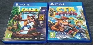 2 x PLAYSTATION 4 PS4 GAMES CTR CRASH TEAM RACING NITRO FUELED & N SANE TRILOGY - Picture 1 of 3