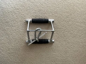 Gym Cable Machine Attachments Pair Resistance Band Stirrup Handles Grips - Picture 1 of 7