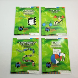 Lot of 4 Project M3 Level 4 Student Mathematician's Journal Workbooks Paperback - Picture 1 of 19