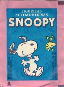 Argentina 1992 Utra Figus Snoopy Sticker Pack - Picture 1 of 2