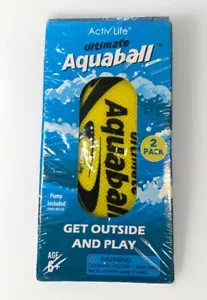 *2PACK* Activ Life Water Footballs for Pool/Beach Outdoor 9.5” Pool Toys - Picture 1 of 4