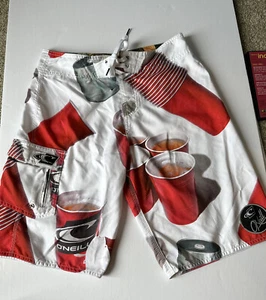 Men’s O Neil . Throw down beer and kegs Board Shorts. 30in. Waist 11 In. Inseam - Picture 1 of 3