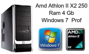 Pc Amd Athlon II X2 250 Processor 3.00GHz 4Gb ASROCK N68C-S UCC Windows 7 Prof - Imagen 1 de 6