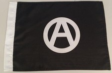 Mini Anonymous anarchist anarchy Protest flag 15" by 12" Anon 4chan