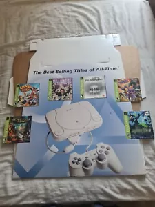 PLAYSTATION GREATEST HITS Promotional HUGE 3D Store Display Standee Card PROMO - Picture 1 of 13