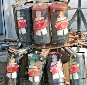 Vintage Gray Seal Paint Colorant Dispenser 1960's GRAY SEAL MAN - Picture 1 of 12