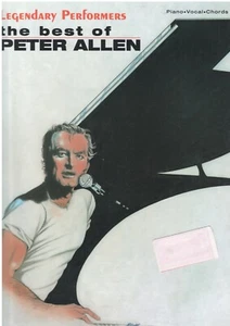 The Best of Peter Allen - Legendary Performers - Piano/Vocal Songbook - Bild 1 von 2