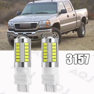 3157 White LED  Running Light  Bulb For GMC Sierra 1500 2500HD 99-2006 - Imagen 1 de 9