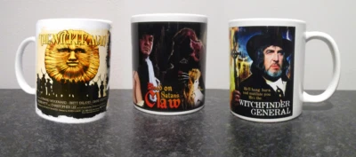 FOLK HORROR FILM/TV mugs 71 designs Custom made new wicker man witch satans claw