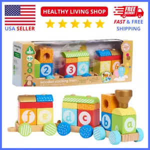 Juguete de tren de bloques de madera ELC - Constructor educativo de aprendizaje y habilidades motoras para niños pequeños - Imagen 1 de 10