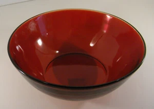 Ruby Red Deporession glass bowl - Picture 1 of 1